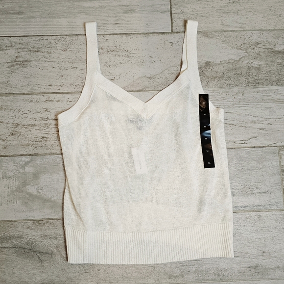 NWT Banana Republic Wide-Trim Sweater Tank - Picture 2 of 5